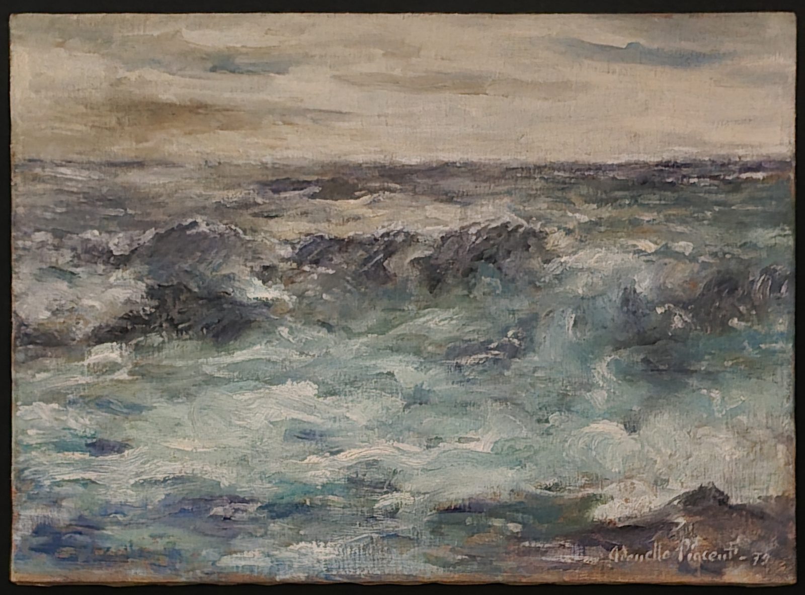Dipinto Mare mosso di Adonello Piacenti
