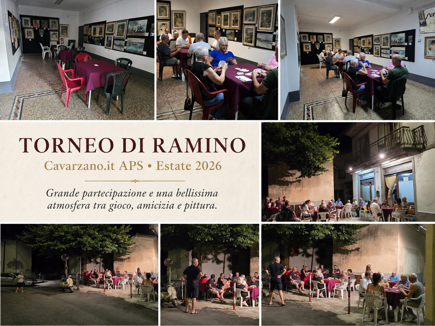 Torneo di Ramino - La serata