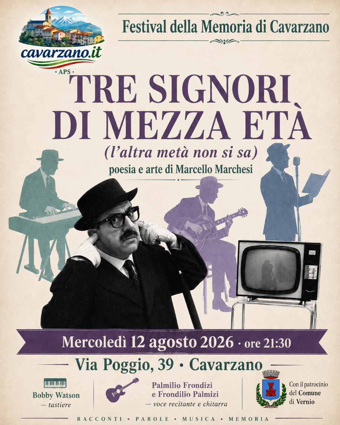 Un signore di mezza età (l'altra mezza non si sa)