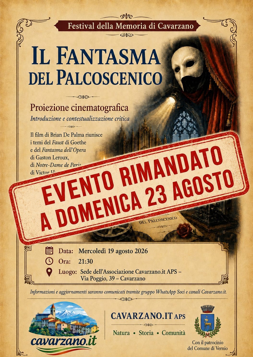 Il fantasma del palcoscenico