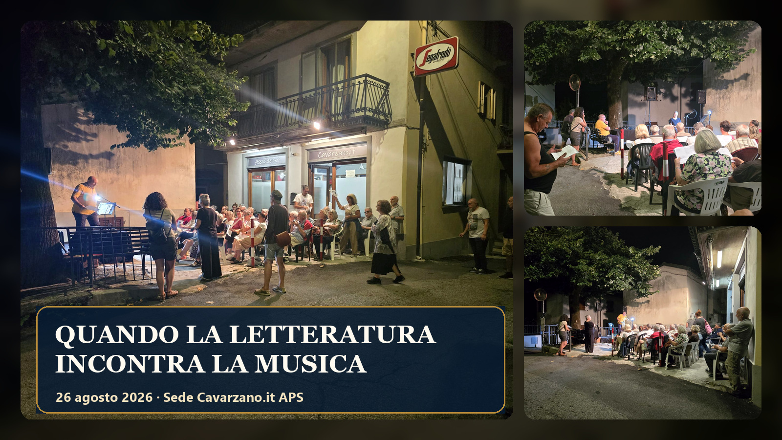 Quando la letteratura incontra la musica - La serata